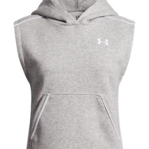 UA Rival Fleece Piped Girls' Sleeveless Hoodie